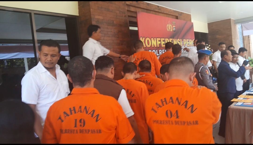 podiumnews.com-Polresta Denpasar Ringkus 45 Penyalahguna Narkoba